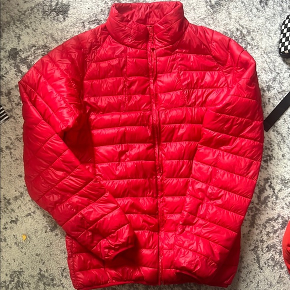 Vibrant Red Puffer Jacket - Picture 1 of 1